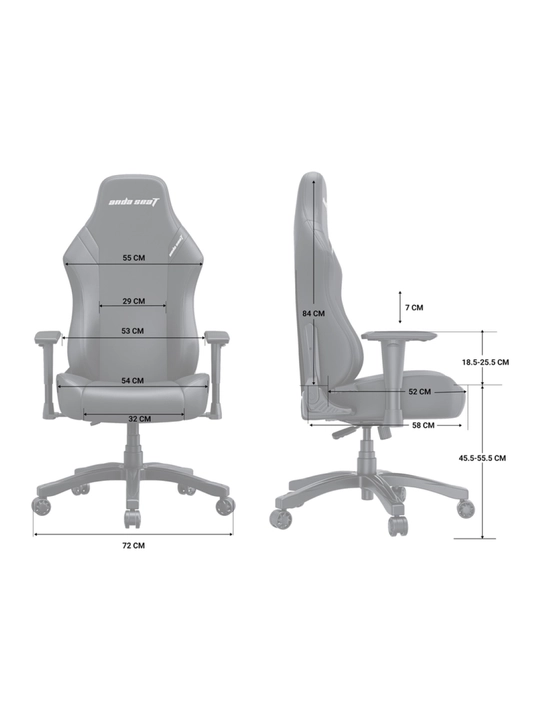 Kompyuter o'yin kreslosi Anda Seat Luna Size L