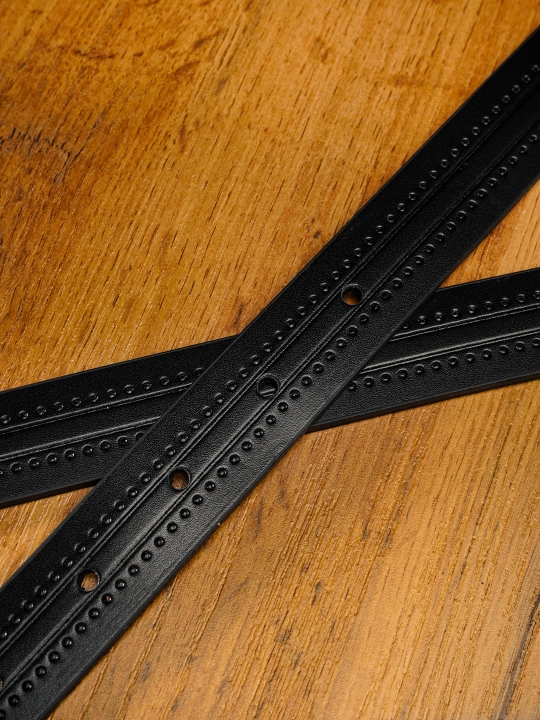 Кожаный ремень LION Belt для детей и подростков эластичный легкий, прочная экокожа