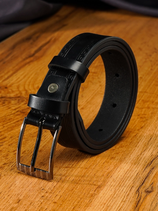 Кожаный ремень LION Belt для детей и подростков эластичный легкий, прочная экокожа