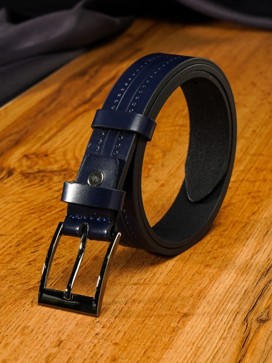 Кожаный ремень LION Belt для детей и подростков эластичный легкий, прочная экокожа