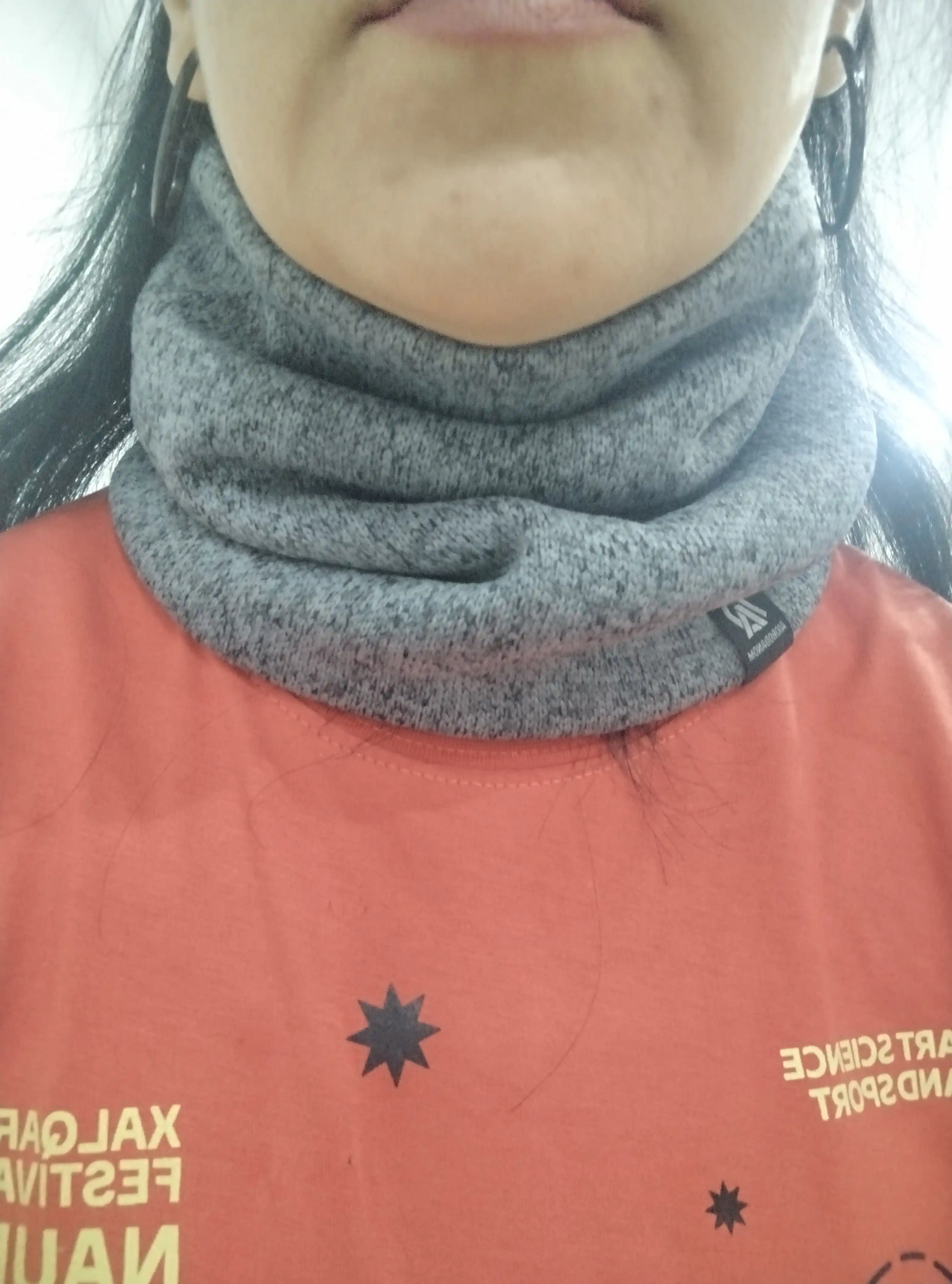 Snood sharf, erkaklar va ayollar uchun, qish