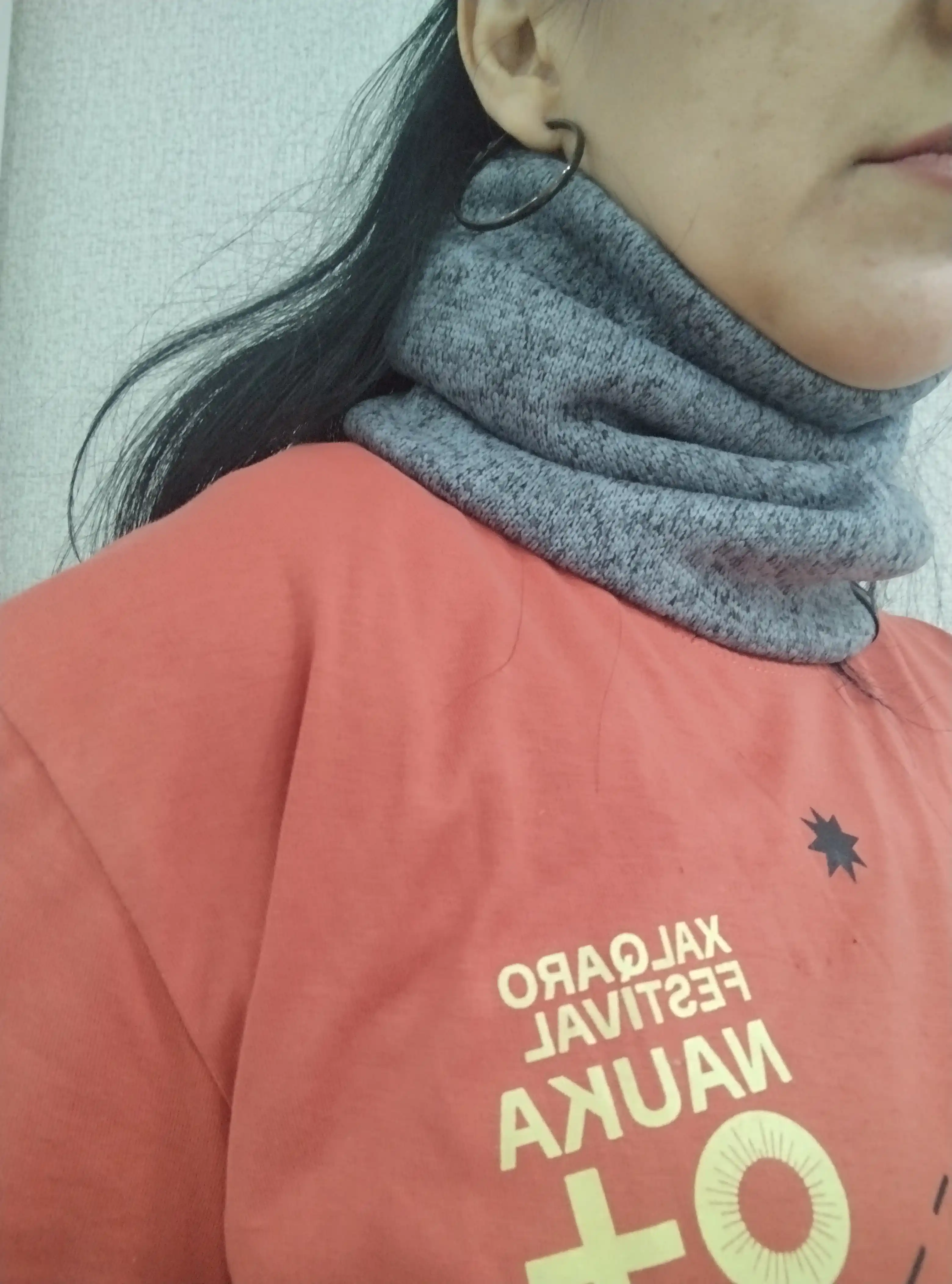 Snood sharf, erkaklar va ayollar uchun, qish