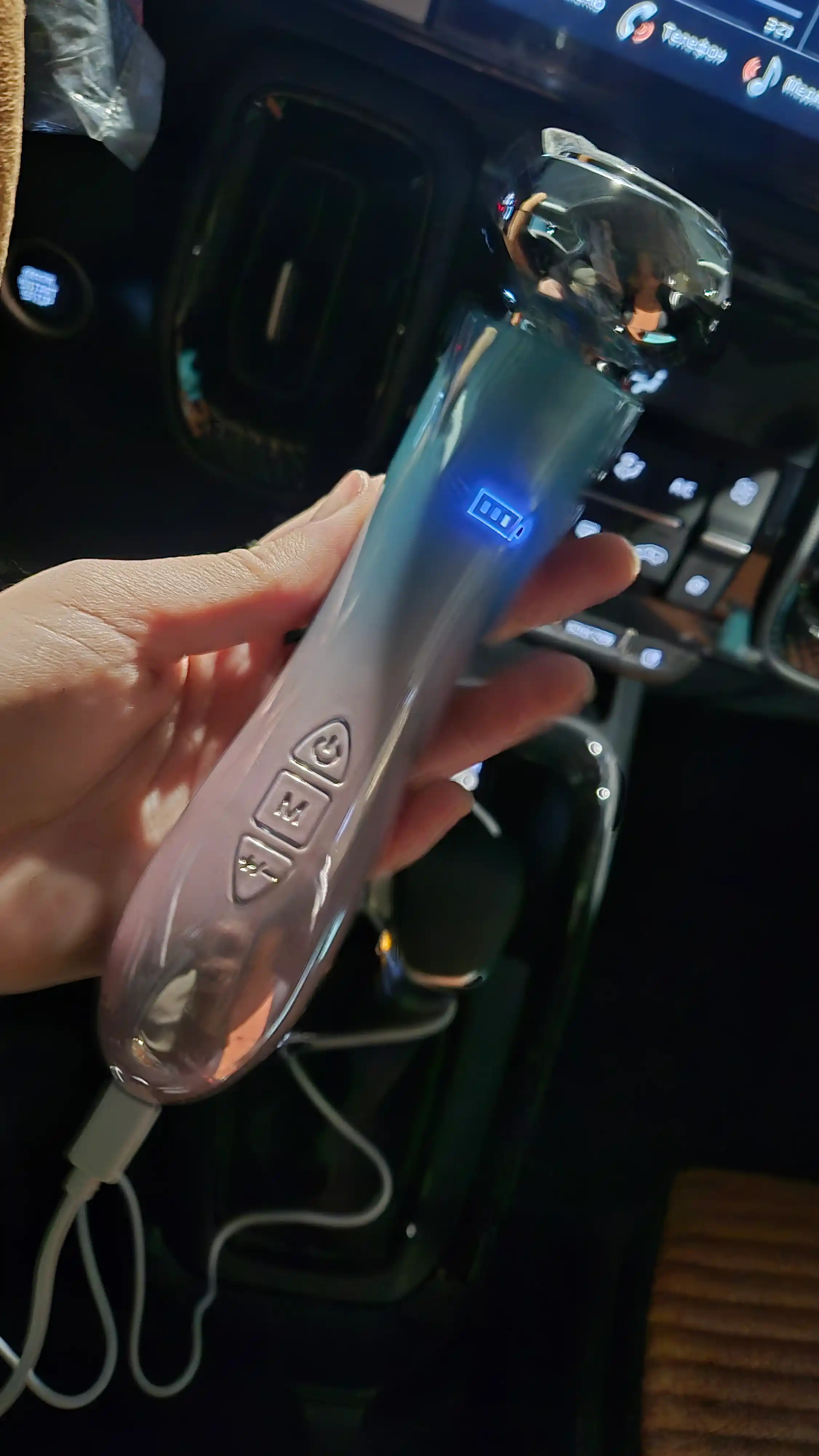 Микротоковый массажер для лица профессиональная чистка RF, EMS, LED, лифтинг уход за кожей