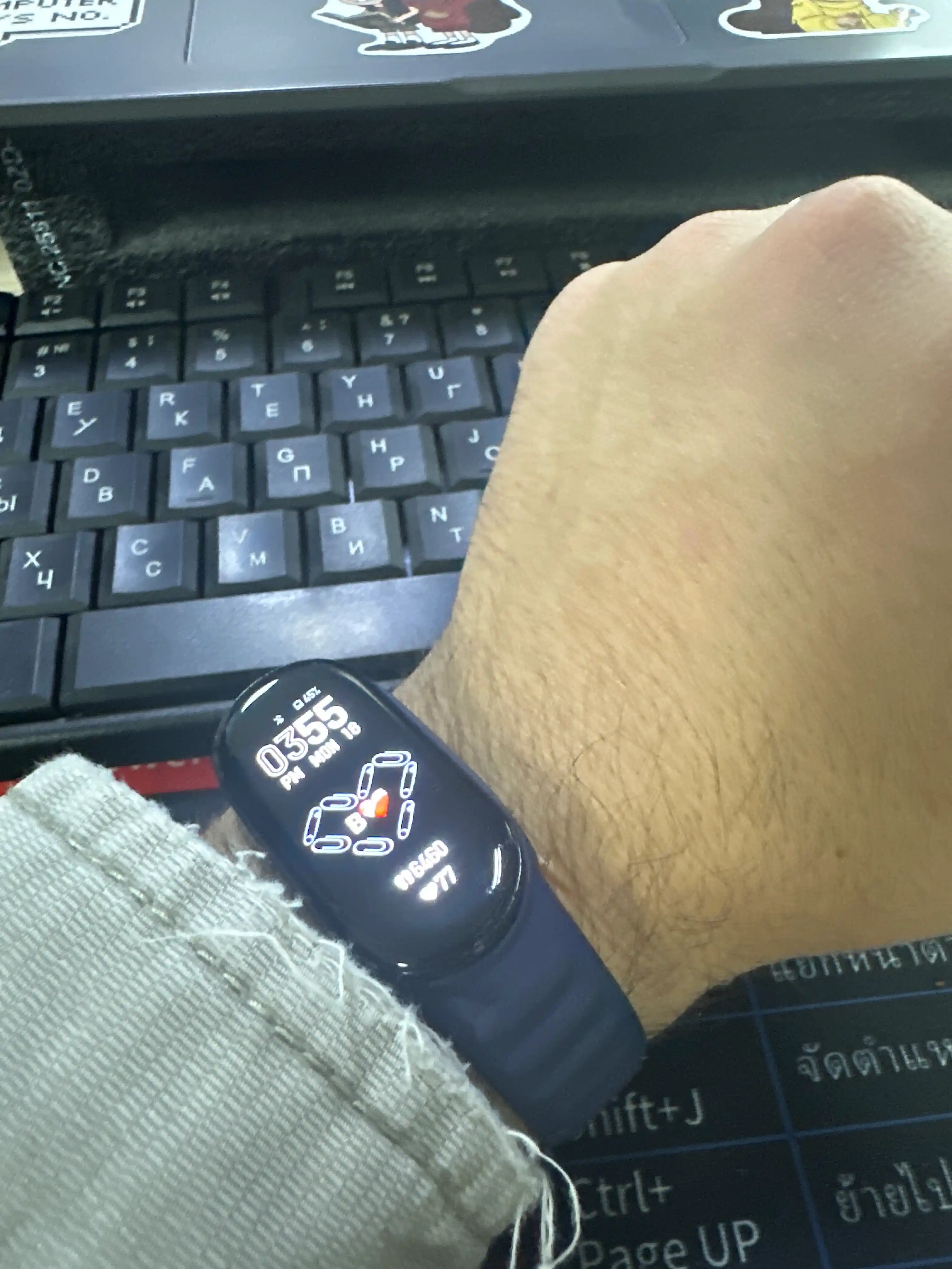 Silikonli sport tasmalari va ekran himoyachilari soatlar uchun Xiaomi mi band 5, 6, 7