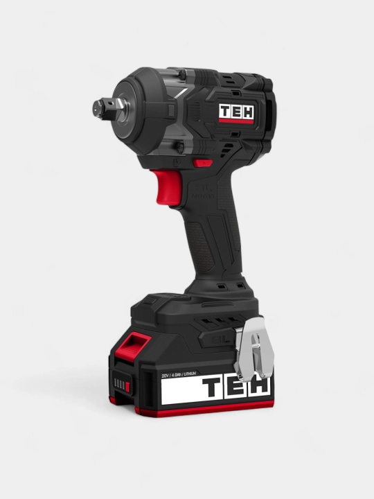 Гайковерт TEH LW600N Бесщеточный, 600 Нм, 2700 об/мин, 20В 4.0 Ah