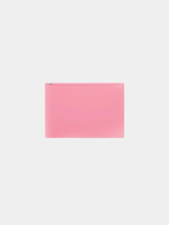 Plastik zip-paket ErichKrause Diagonal Pastel, A4, shaffof, turli xil - 