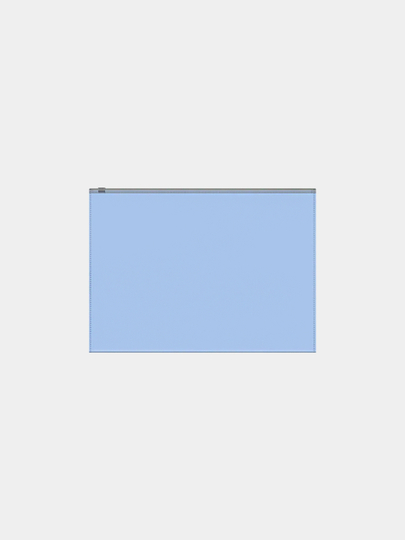 Plastik zip-paket ErichKrause Diagonal Pastel, A4, shaffof, turli xil - 