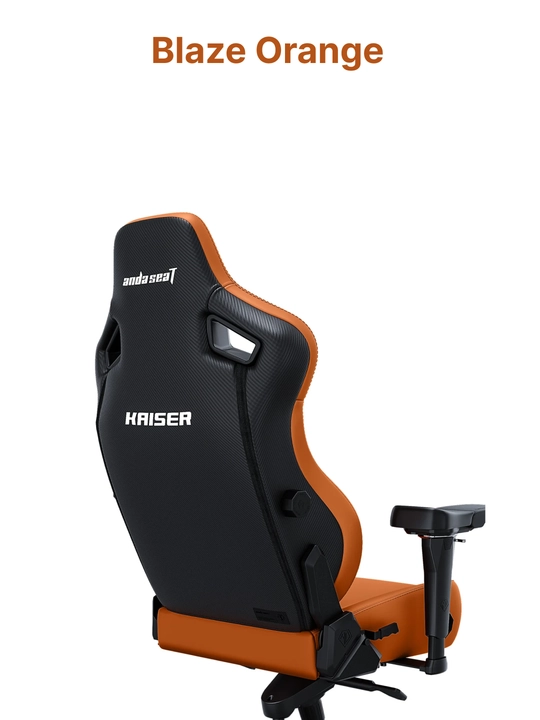 Игровое компьютерное кресло Anda Seat Kaiser 4 Size, L, XL, Black, PVC