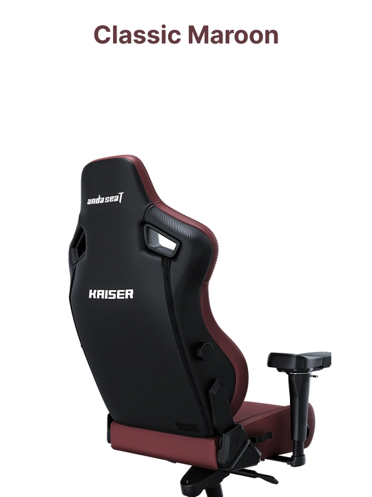 Игровое компьютерное кресло Anda Seat Kaiser 4 Size, L, XL, Black, PVC