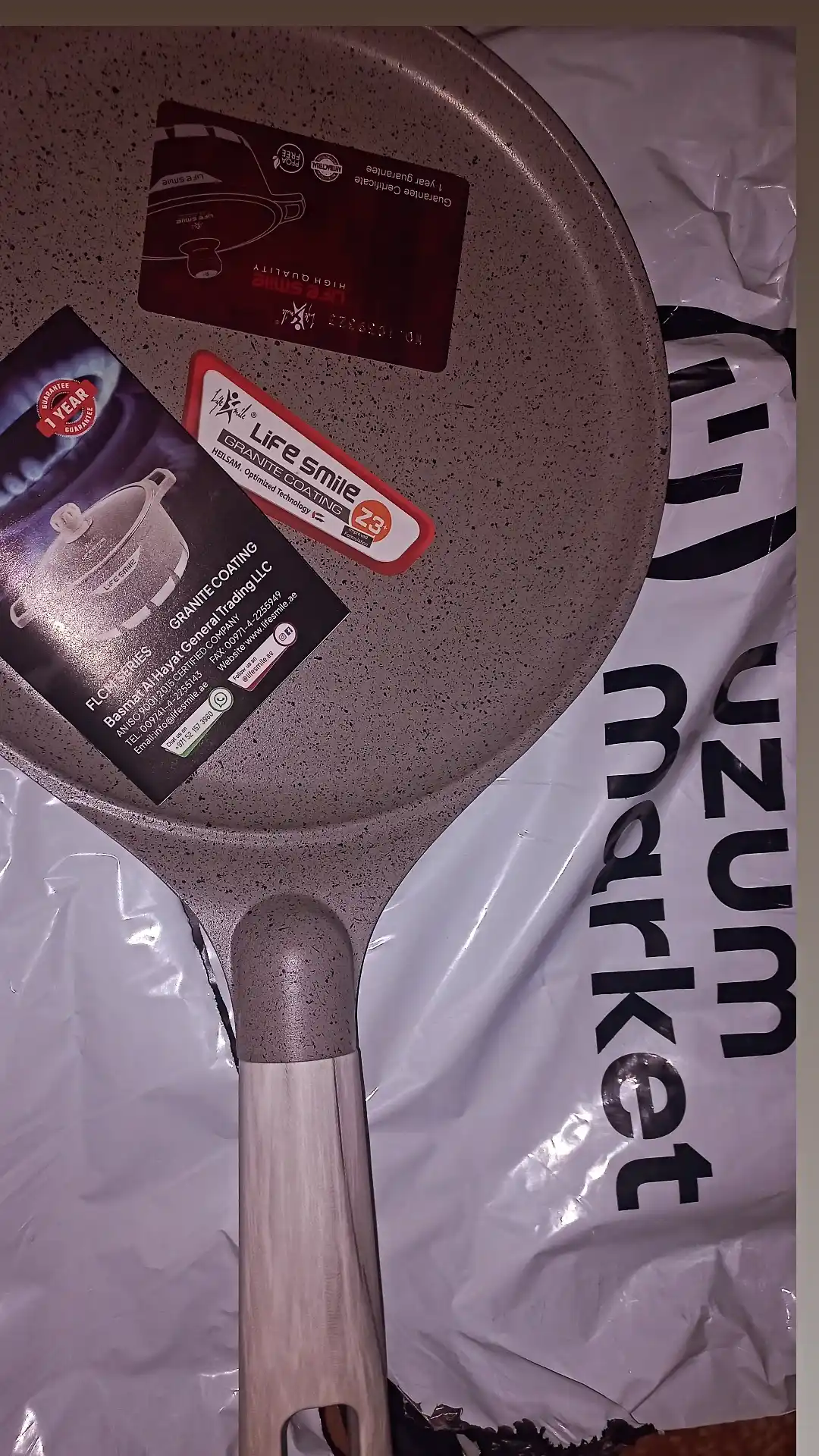 Life Smile granit qoplamali blinchik tovasi blinnitsa — yopishmaydigan, induktsion mos