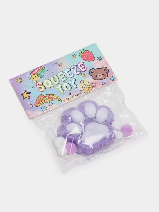 Игрушка сквиш антистресс - кошачья лапка, таба лапка