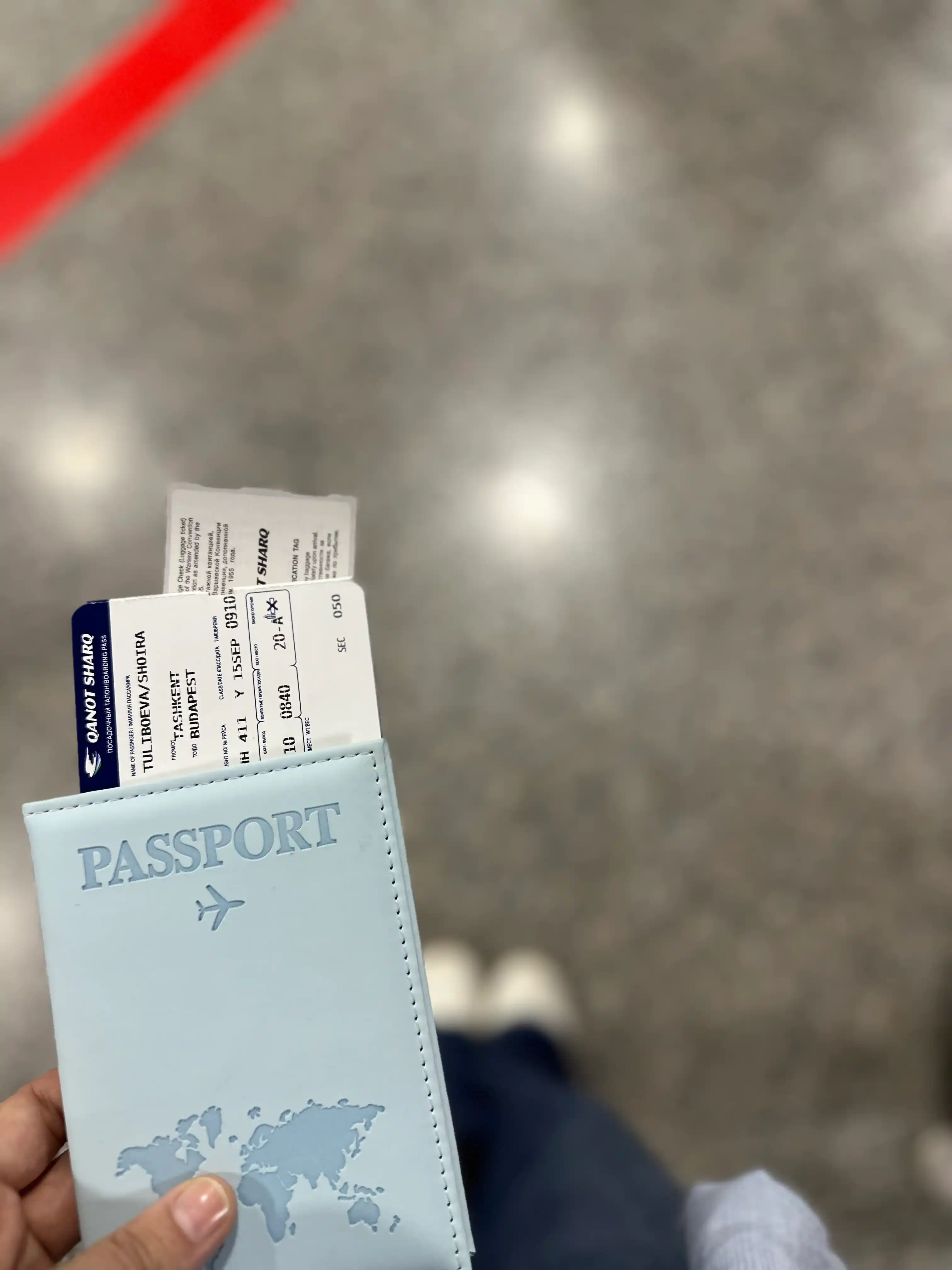 Xalqaro pasport uchun g'ilof