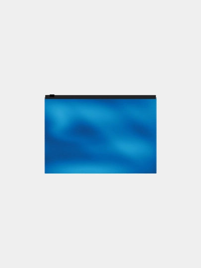 Zip-пакет пластиковый ErichKrause Glossy Ice Metallic, A4, непрозрачный, ассорти — ERKR-P1465EB-СИНИЙ