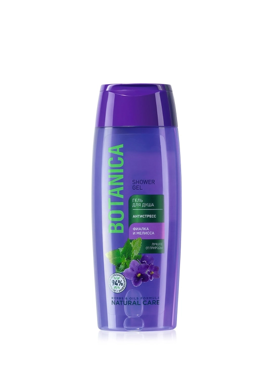 Binafsha va limon balzamli "Anti-stress" dush jeli Botanica, 400 ml - 