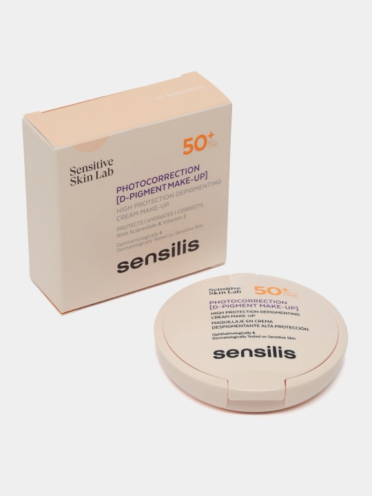 Fotokorreksiya, kremsi ixcham bo'yanish, 10 g, SENSILIS, DPIGMENT MAKEUP SPF50+ 03