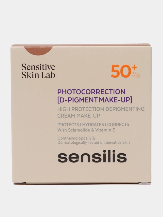 Sensilis D-Pigment Make-Up SPF50+ компактный тональный крем тон 01, 10 г