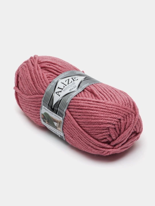 Нить для вязания Alize Superlana Maxi , 25% шерсть, 75% акрил 100 г, 100 м