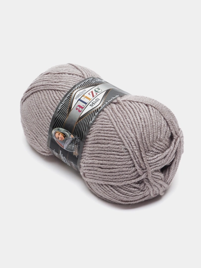 Нить для вязания Alize Superlana Midi, 25% шерсть, 75% акрил, 100 г, 170 м