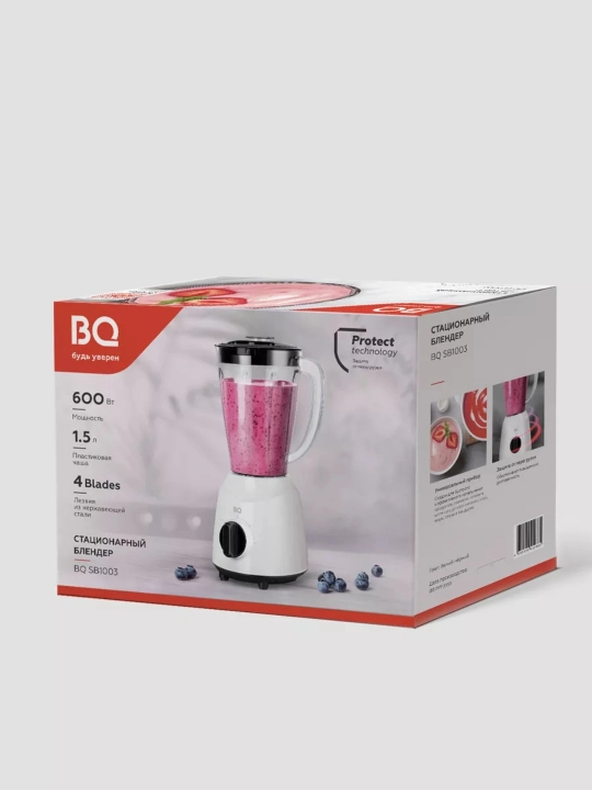 Statsionar blender BQ SB1003 2 tezlik darajasi 23000 ayl/daq gacha, impulsli rejim, 600 Vt