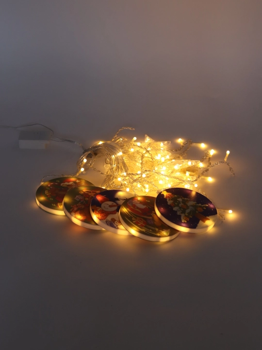 O'yinchoqli LED gulchambar-parda