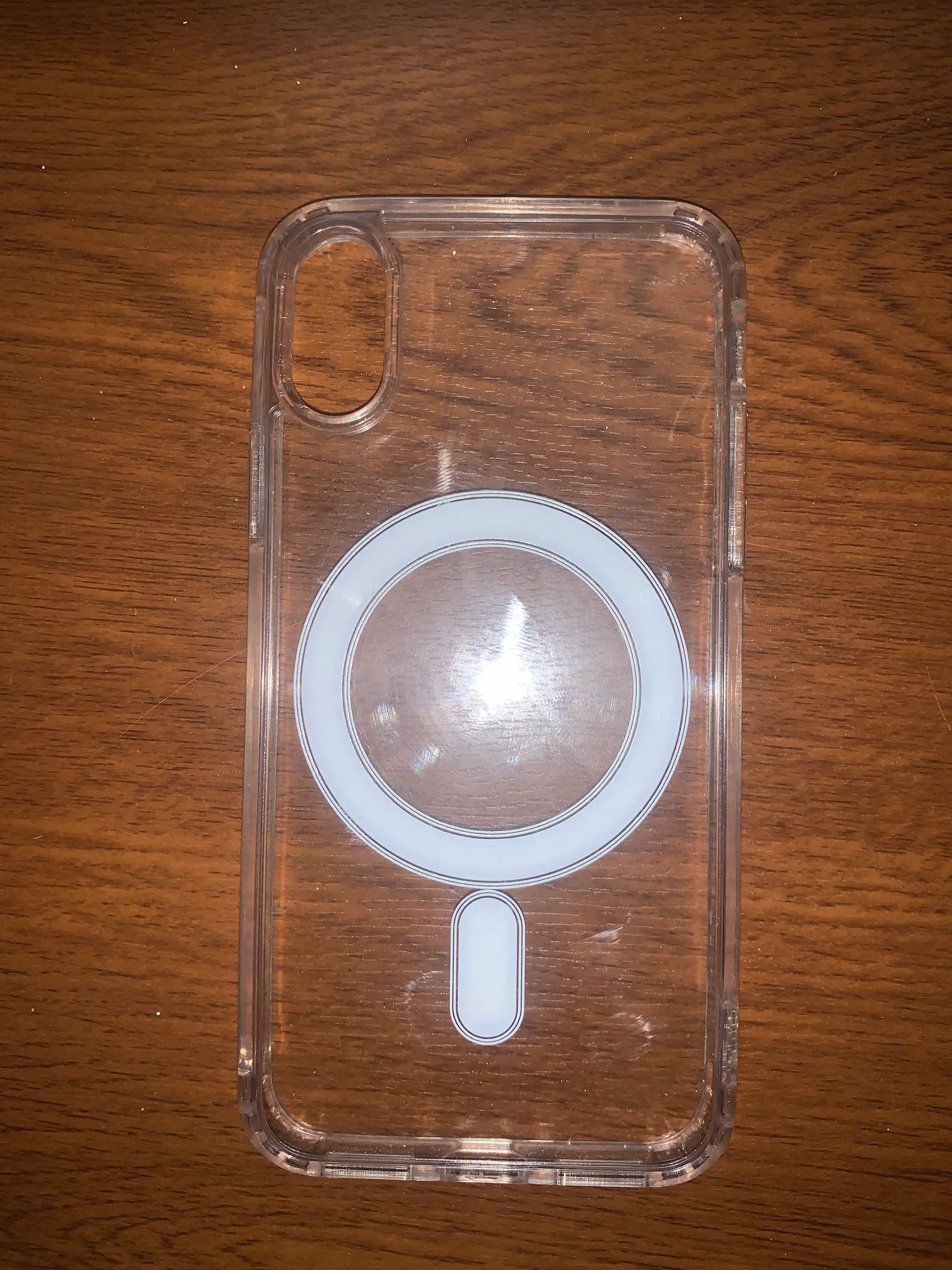 Чехол MagSafe для iPhone X,11, 12, 13, 14, 15, 16, 17 Pro,Max,Plus,Mini,Air прозрачный