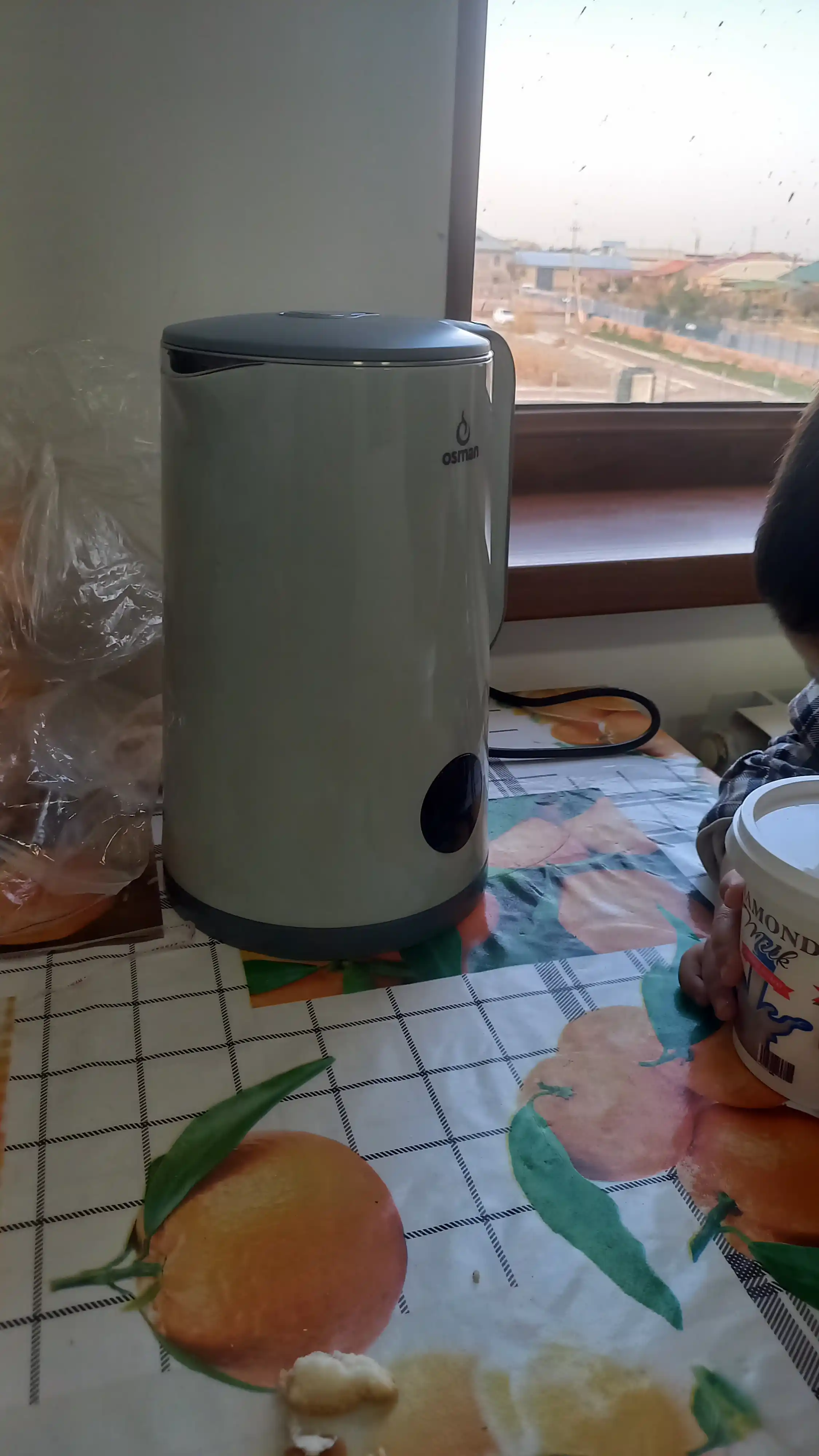 Elektr choynak, zanglamaydigan po‘lat, 1,8 l, avtomatik o‘chirish, tez isitish