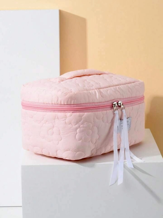 Kosmetik sumka katta, sayohat uchun