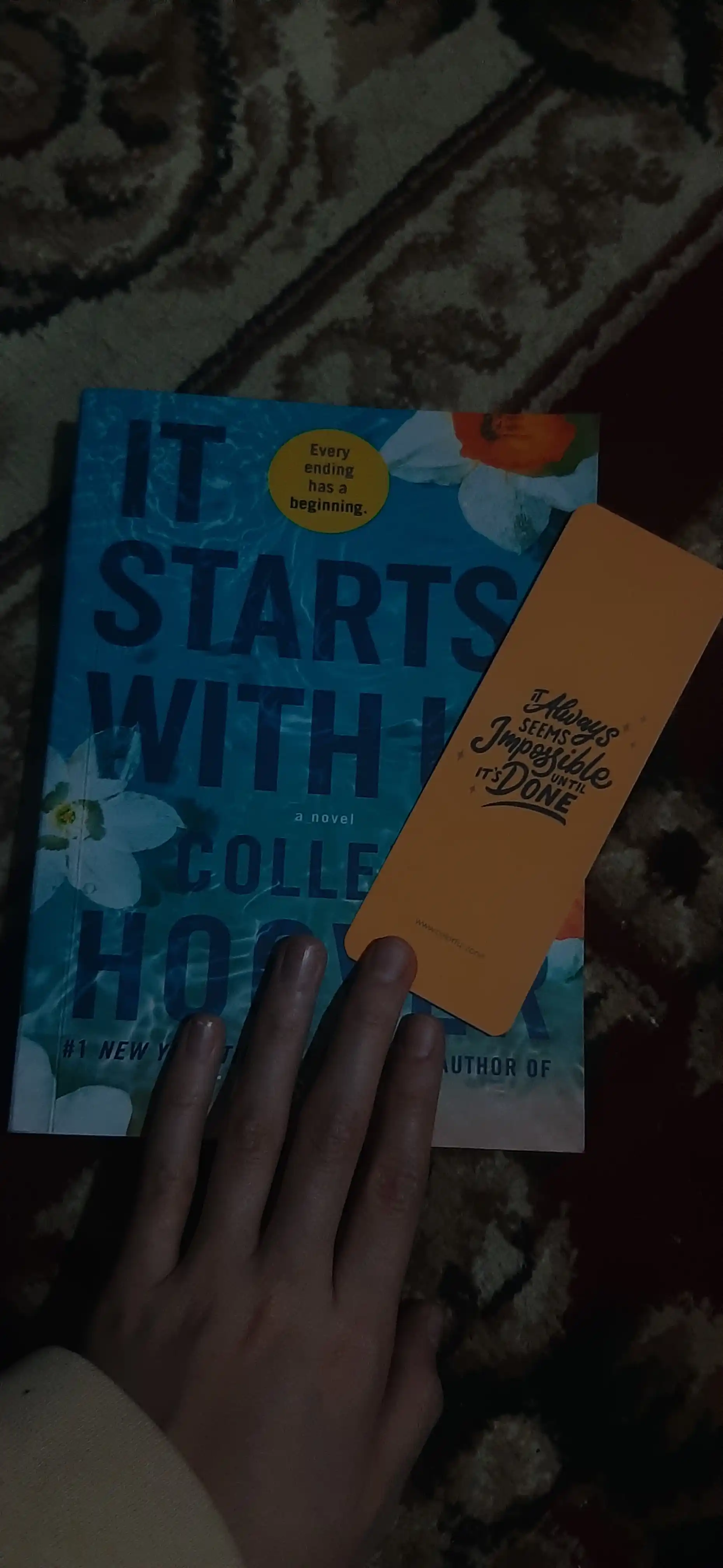 It starts with us, Colleen Hoover