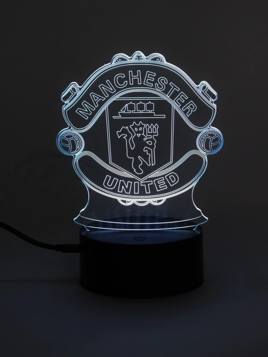 Светодиодный 3D ночник, с логотипами футбольных клубов Real Madrid Barcelona и автомобилей
