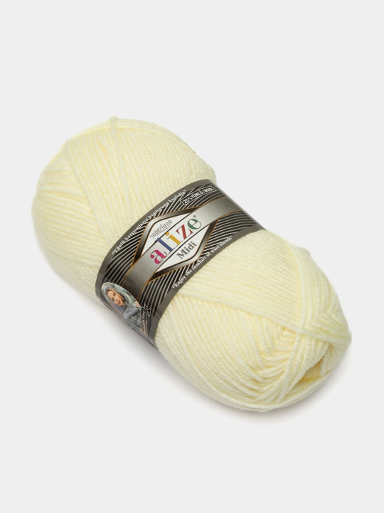 To'qish uchun ip Alize Superlana Midi, 25% jun, 75% akril, 100 g, 170 metr