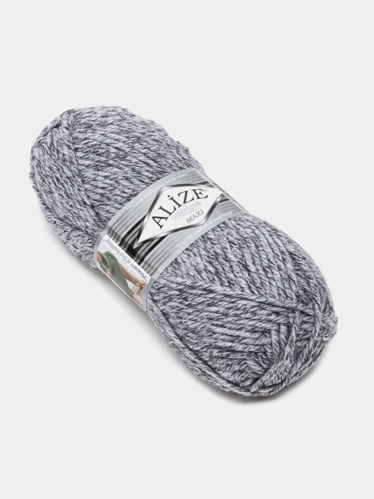Нить для вязания Alize Superlana Maxi , 25% шерсть, 75% акрил 100 г, 100 м