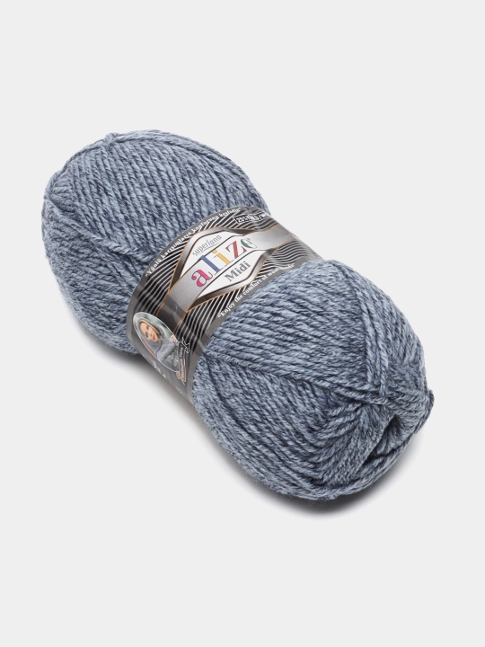 To'qish uchun ip Alize Superlana Midi, 25% jun, 75% akril, 100 g, 170 metr