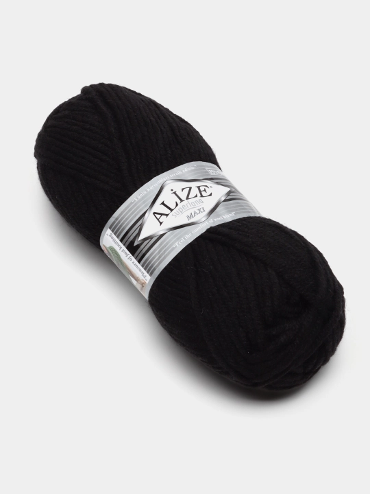 Нить для вязания Alize Superlana Maxi , 25% шерсть, 75% акрил 100 г, 100 м