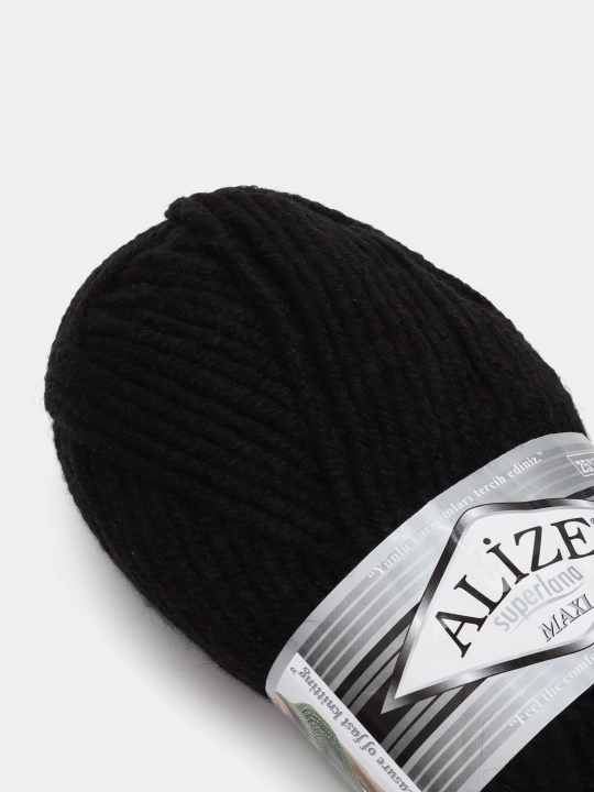 Нить для вязания Alize Superlana Maxi , 25% шерсть, 75% акрил 100 г, 100 м