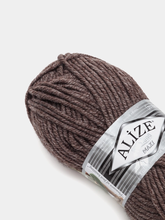 Нить для вязания Alize Superlana Maxi , 25% шерсть, 75% акрил 100 г, 100 м