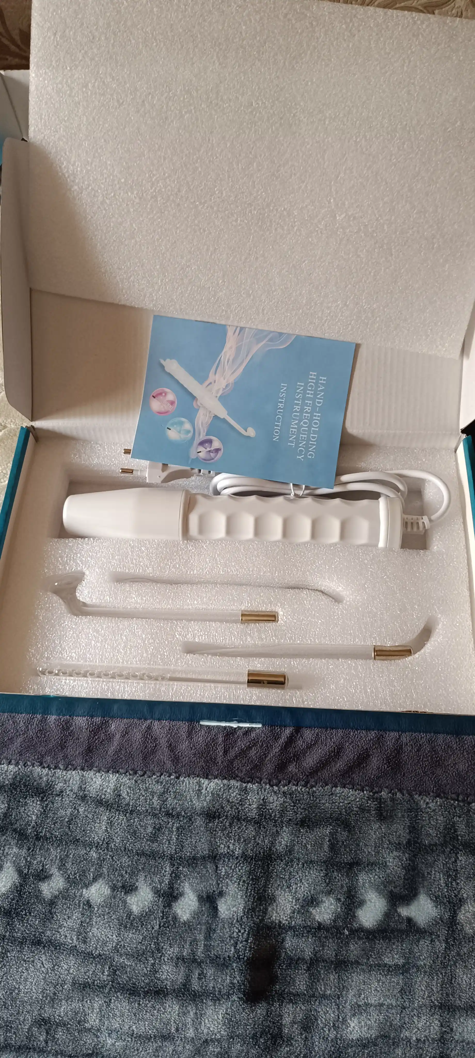 Portable high frequency darsonval Lz-006a yuz va tana sochlarini tozalash