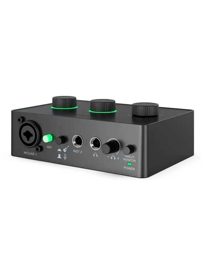 Звуковая карта, микшер Fifine mixer SC1, черный