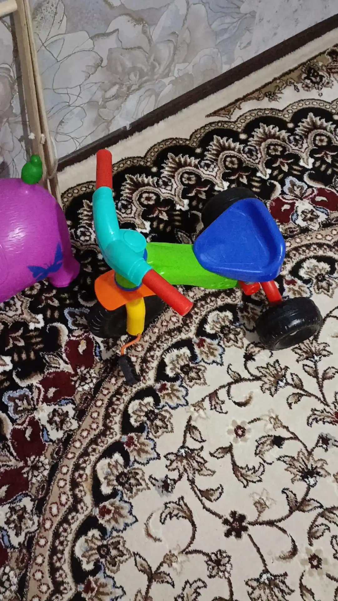 Bolalar velosipedi 3 g'ildirakli, rang-barang