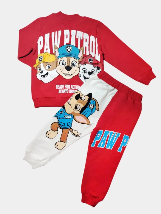 Ikki qismli kostyum PAW Patrol ko'ylagi fermuarli + shimlar