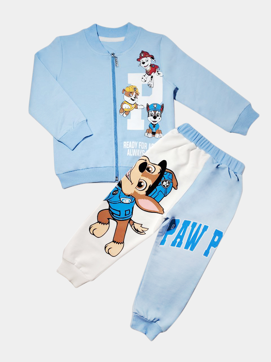 Ikki qismli kostyum PAW Patrol ko'ylagi fermuarli + shimlar