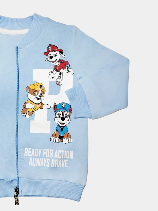 Ikki qismli kostyum PAW Patrol ko'ylagi fermuarli + shimlar