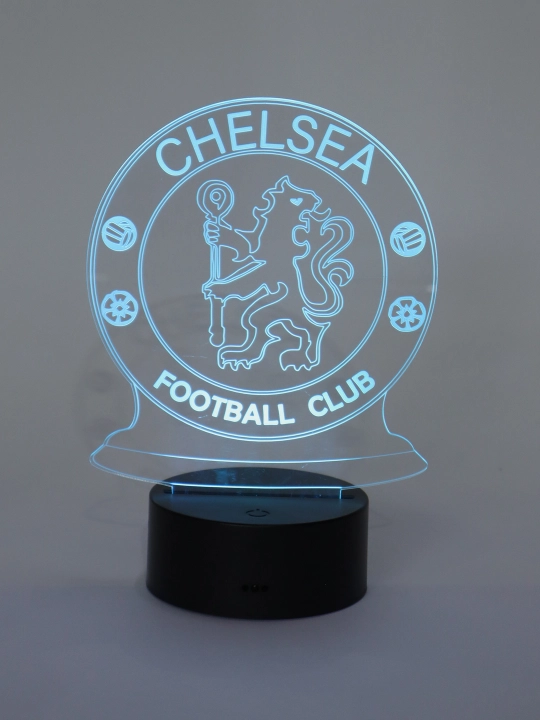 Real Madrid, Barcelona futbol klublari, avtomobillar logotiplari tushirilgan LED 3D chiroq