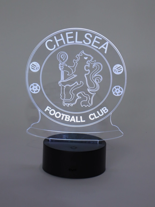 Real Madrid, Barcelona futbol klublari, avtomobillar logotiplari tushirilgan LED 3D chiroq