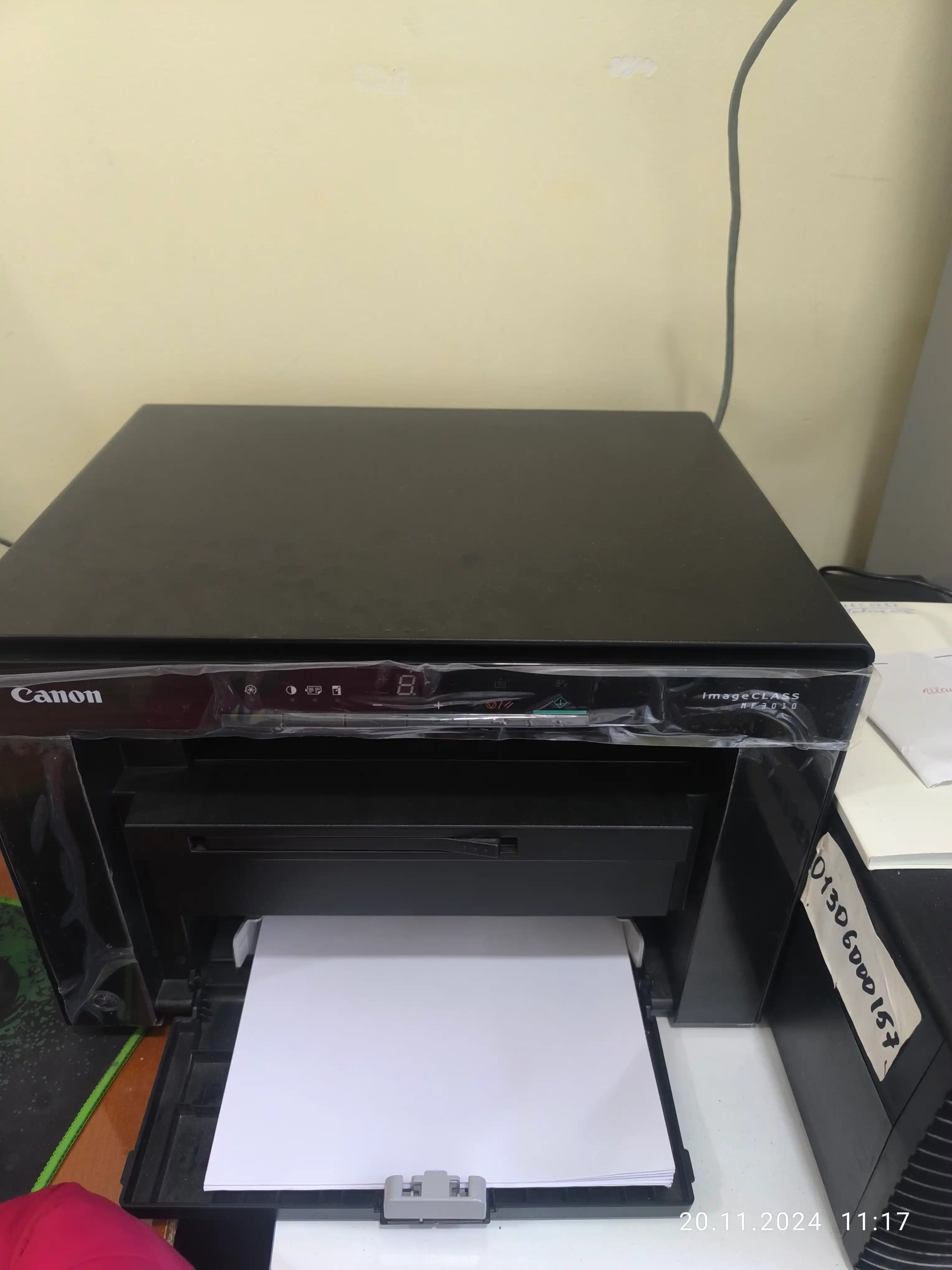 Ko'p funksiyali lazerli printer Canon MF3010, 3 tasi 1 da printer, kserokopiya, skaner
