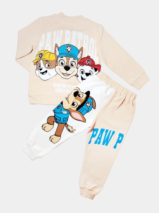 Ikki qismli kostyum PAW Patrol ko'ylagi fermuarli + shimlar