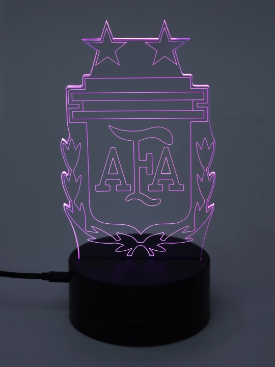 Real Madrid, Barcelona futbol klublari, avtomobillar logotiplari tushirilgan LED 3D chiroq