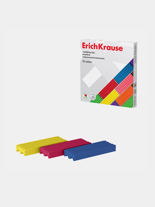 Klassik plastilin ErichKrause, 10 rang, 160 g 50640