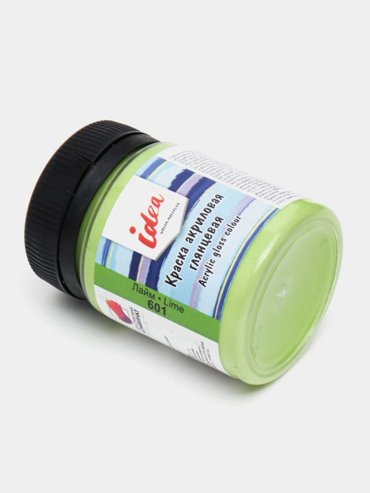 Akril dekorativ porloq bo'yoq IGA-50, 50 ml, 601 Lime IGA-50lime q0000017917 - 