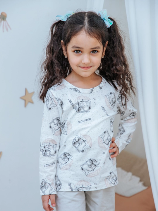 Ogil bolalar va qizlar, uchun yosh bolalar uchun Yangi yilga pijama NEO, paxta