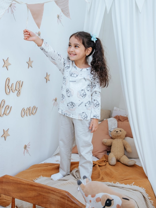 Ogil bolalar va qizlar, uchun yosh bolalar uchun Yangi yilga pijama NEO, paxta